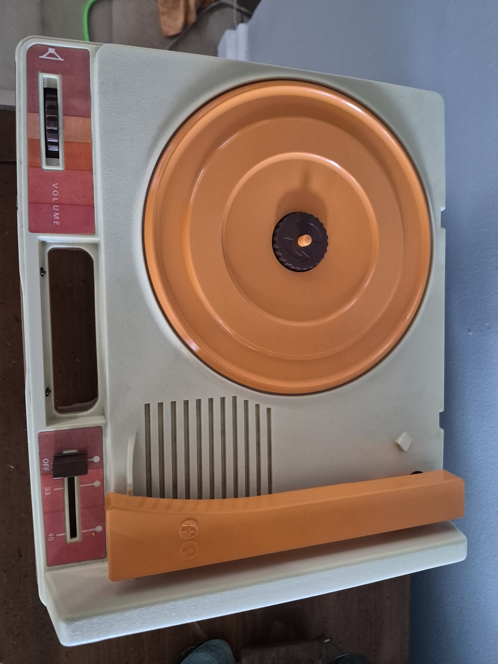 vintage 1970s Fisher-Price WORKING Record PLAYER - Picture 3 of 11